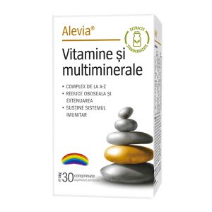 Vitamine si multiminerale, Alevia, Cresterea performantelor fizice si mentale, 30 comprimate