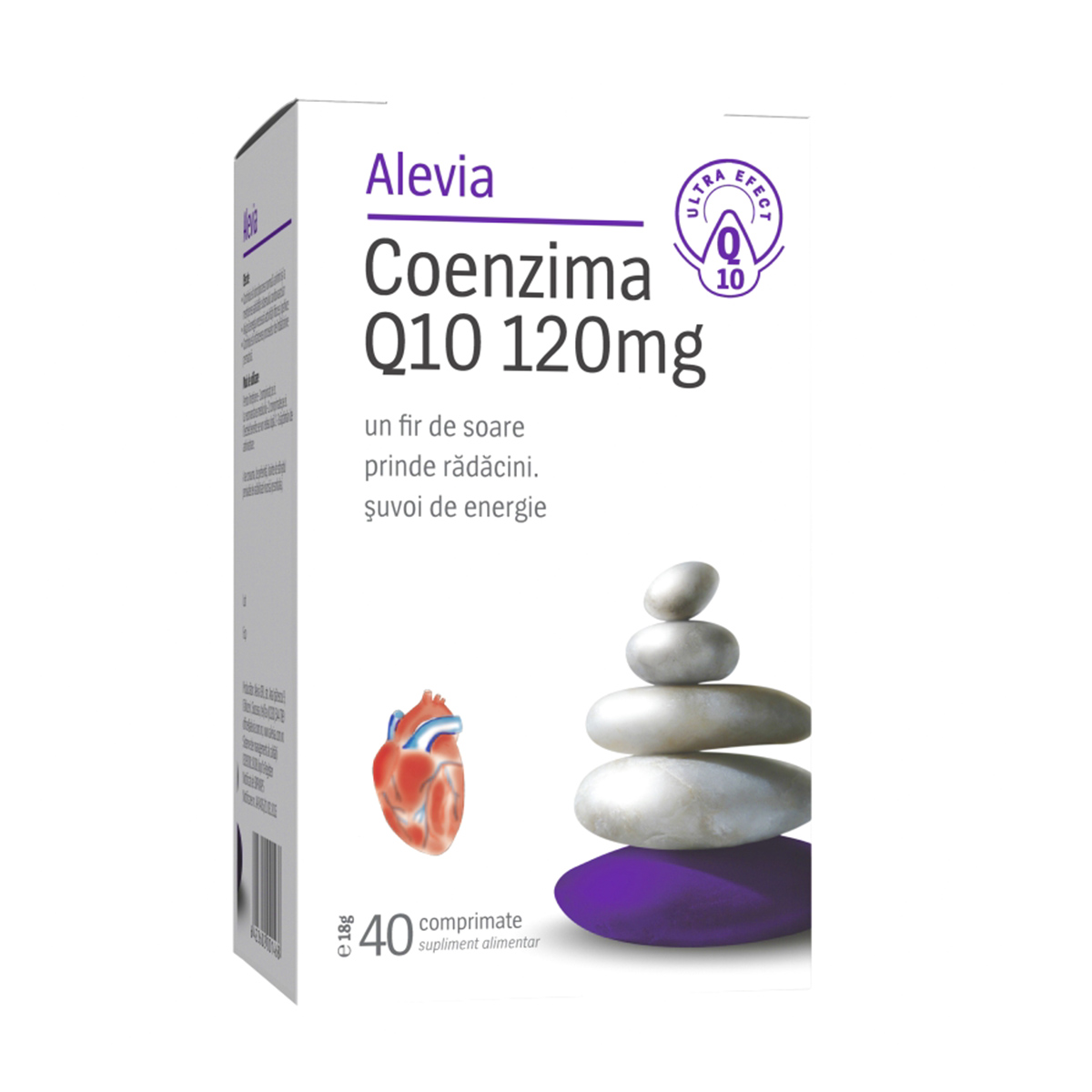 Coenzima Q10 120 mg, Supliment alimentar, 40 comprimate