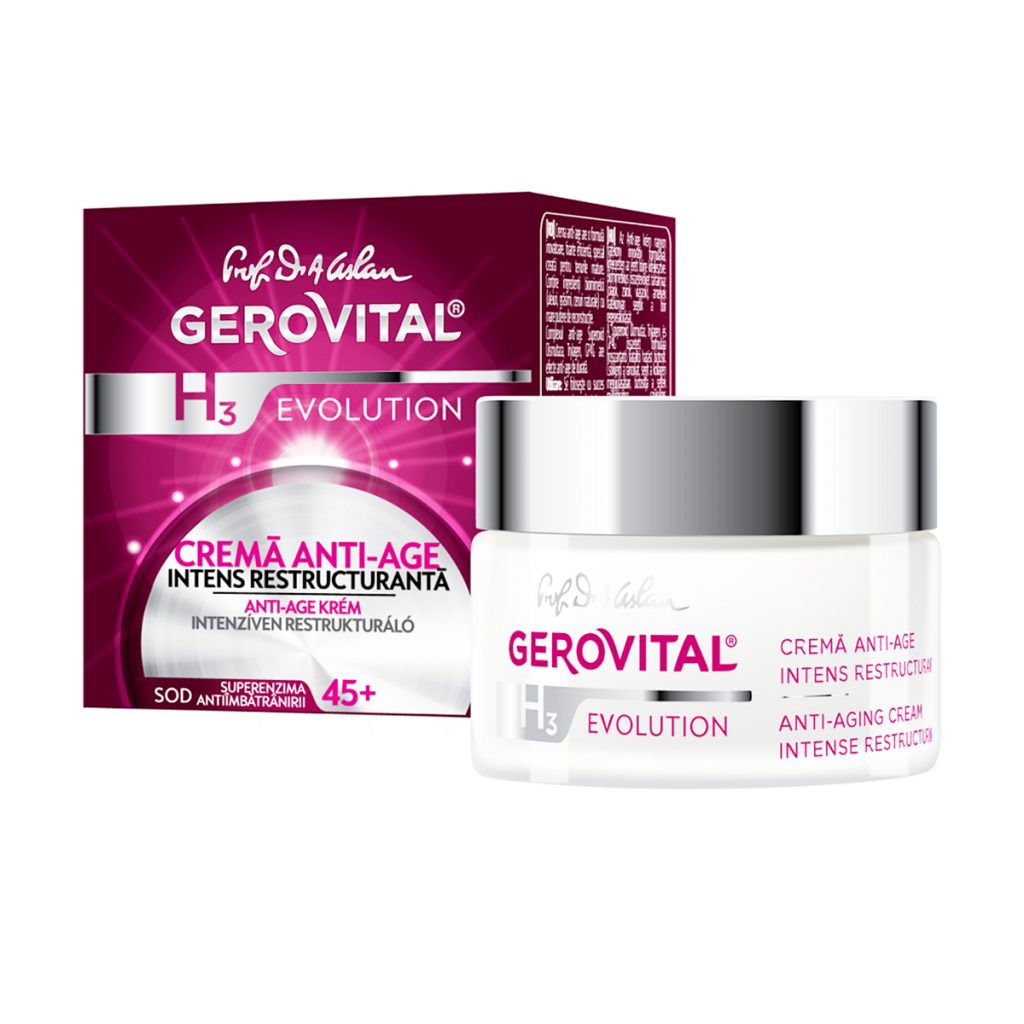 Crema Anti-age Intens Restructuranta Gerovital H3 Evolution 50 ml