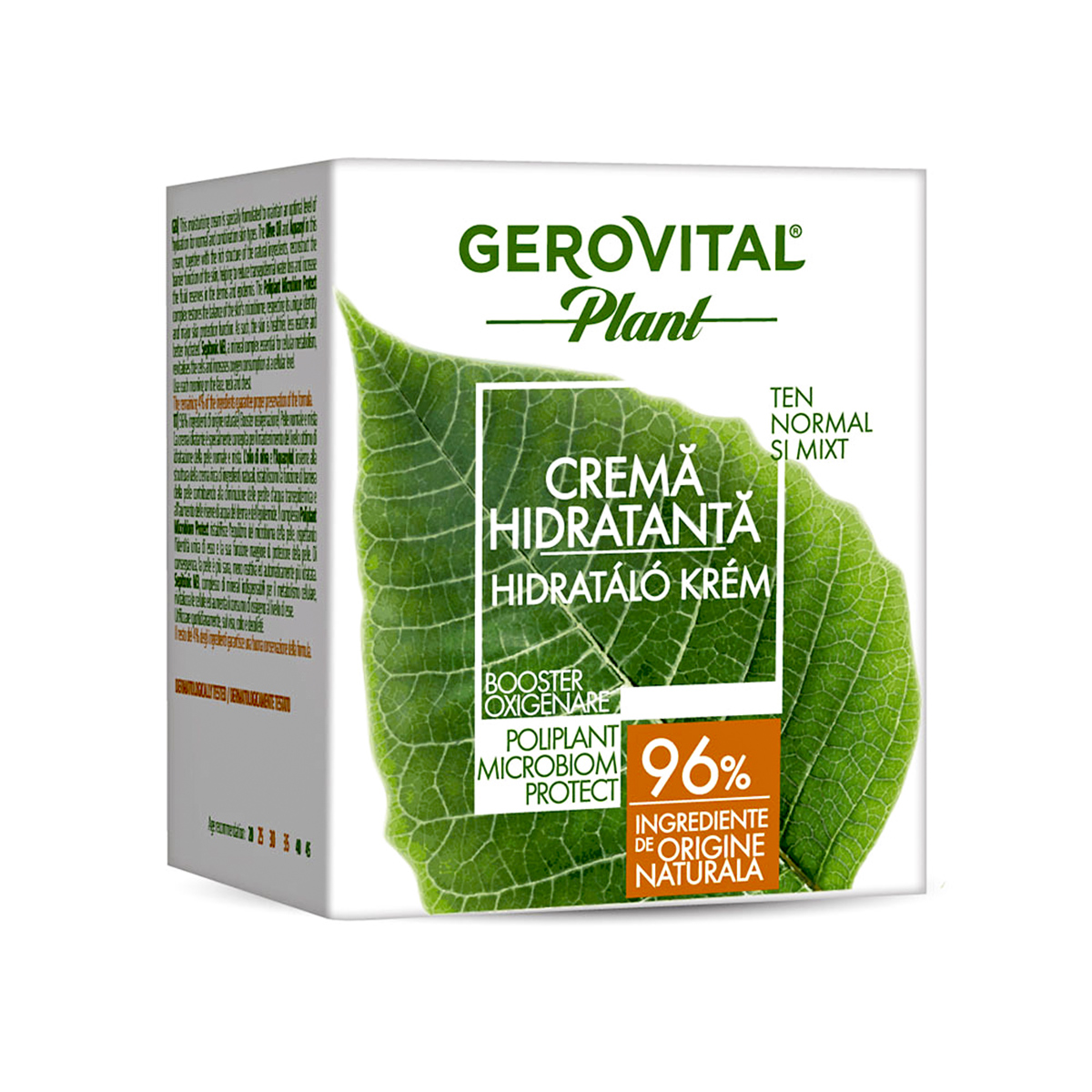 Crema Hidratanta Gerovital Plant Poliplant Microbiom Protect 50 ml