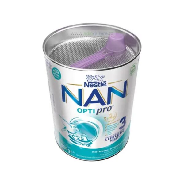 Formula de lapte Nan OptiPro 3, Nestle, 800 g - imagine 5