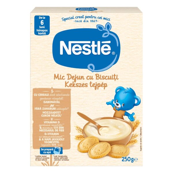 Mic Dejun cu Biscuiti Nestle, 250 g