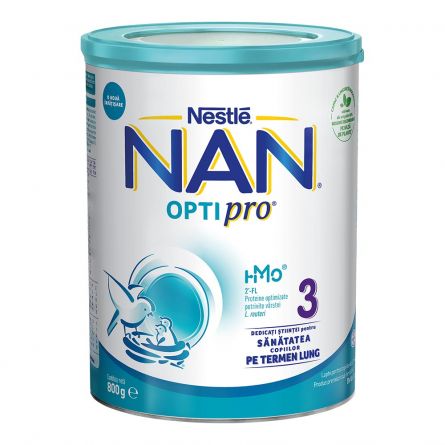 Lapte praf Nan OptiPro 3 Nestle, 800 g