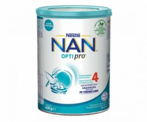 Lapte praf Nan OptiPro 4 de la 2 ani, 400 g, Nestle