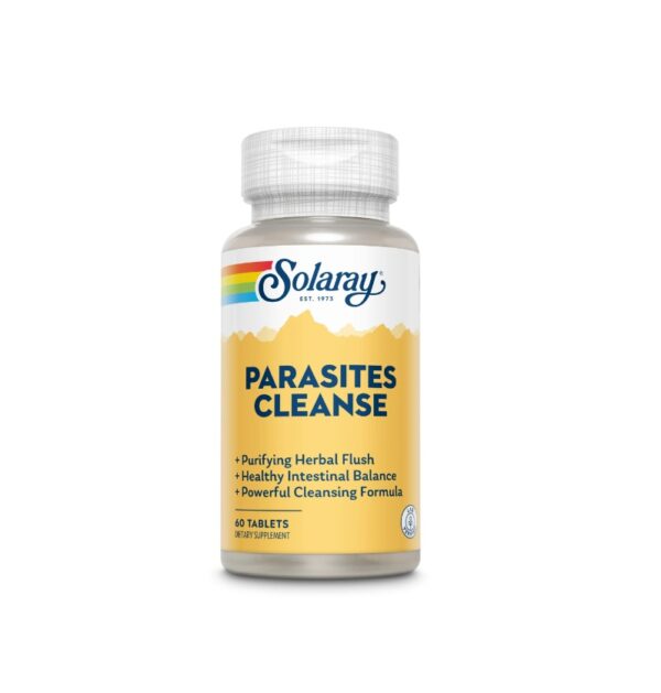 Supliment alimentar Parasites Cleanse Solaray, 60 Tablete