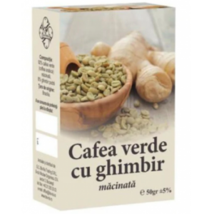 Cafea Verde Macinata cu Ghimbir, 50 g