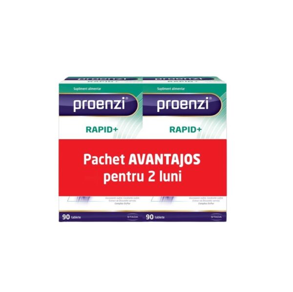 Supliment alimentar Proenzi Artrostop Rapid, Pachet Promotional 180 tablete + Crema 100 ml