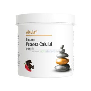 Balsam cu chili pentru dureri articulare Puterea Calului, Alevia, 250 g