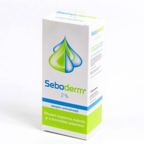 Sampon Antimatreata cu rol in combaterea matretii Seboderm 2 %, 125 ml
