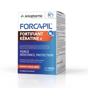 Forcapil Keratine+, Supliment Alimentar pentru par si unghii, 60 comprimate
