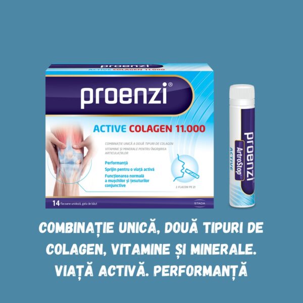 Supliment alimentar Proenzi ArtroStop Active, 14 Flacoane Unidoza
