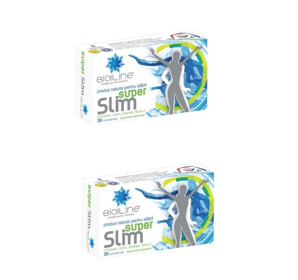 Super Slim 1+1, produs natural pentru slabt,30 comprimate