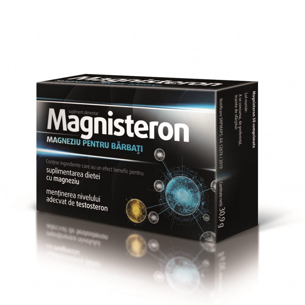 Magnisteron, Magneziu pentru barbati, 30 comprimate, Aflofarm