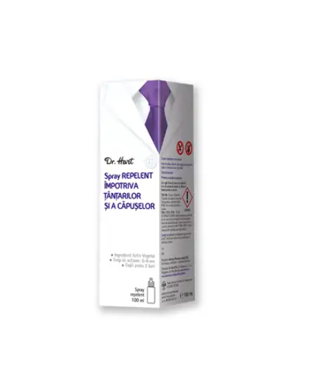Spray Repelent Impotriva Tantarilor si a Capuselor, Dr. Hart, 100 ml
