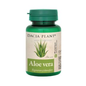 Supliment alimentar Aloe Vera, Regenerare si Detoxifiere, Dacia Plant, 60 comprimate