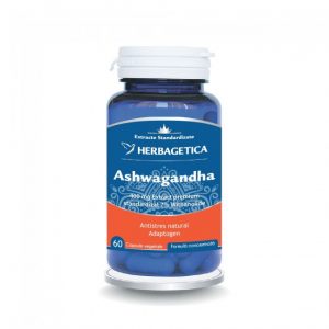 Ashwagandha, Herbagetica, 60 capsule