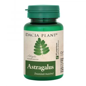 Astragalus, Imunitate Maxima, Dacia Plant, Supliment Alimentar Benefic pentru Sistemul Imunitar, 60 comprimate