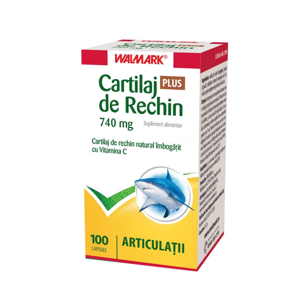 Cartilaj De Rechin Plus 740 mg, Walmark, 100 capsule