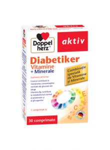 Diabetiker, Doppelherz Aktiv, 30 comprimate, Supliment alimentar