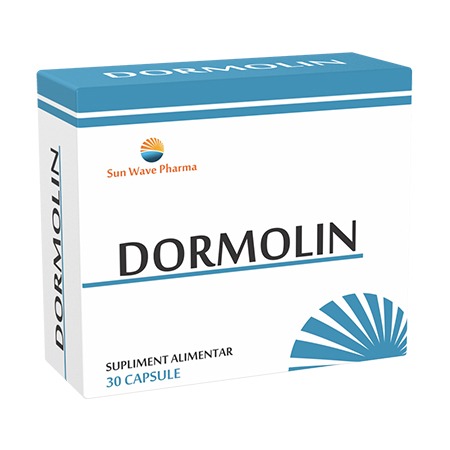 Dormolin, Sun Wave Pharma, Supliment alimentar, 30 capsule