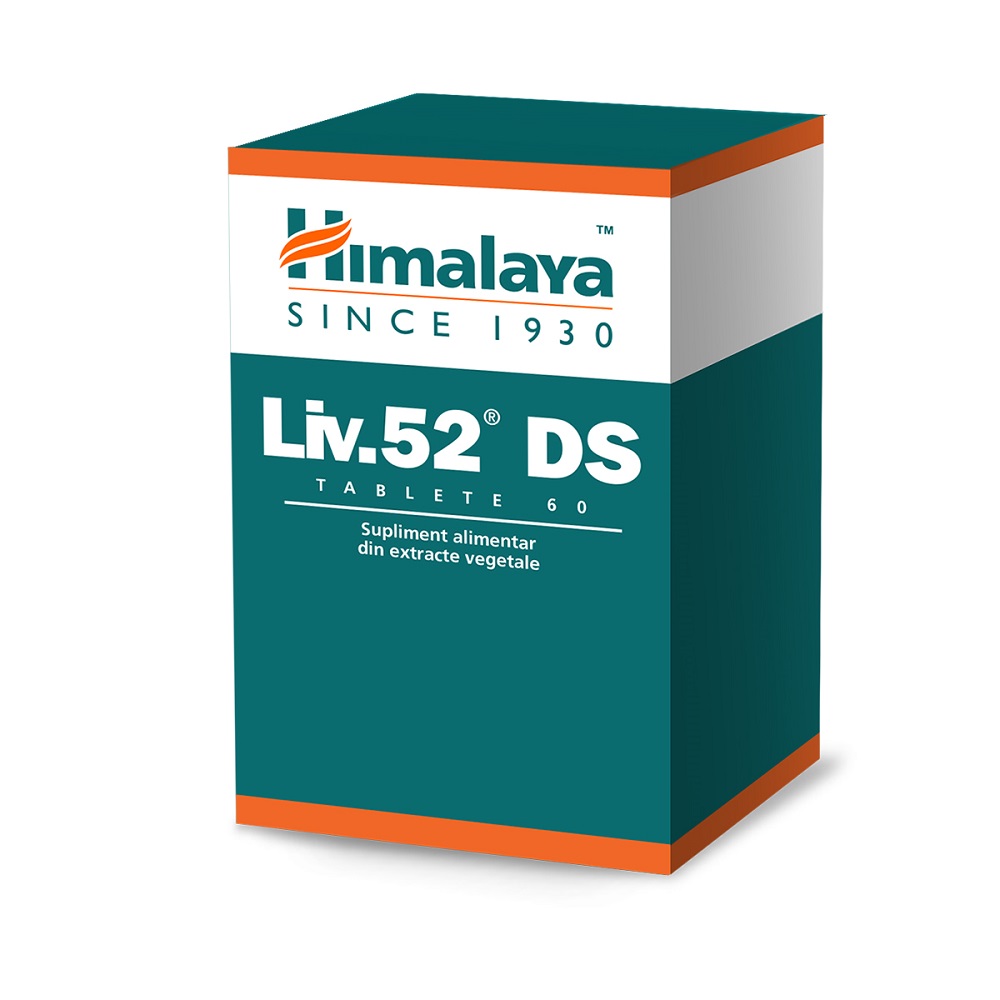 Liv.52 DS, Himalaya, Supliment alimentar, 60 tablete