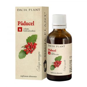 Tinctura Paducel, Dacia Plant, Supliment Alimentar recomandat pentru Mentinerea in Limite Normale a Functiei Cardiace, 50 ml