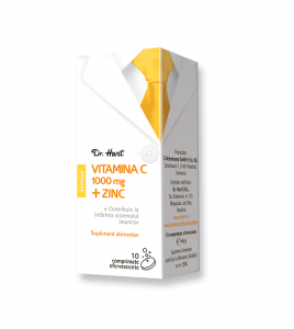 Vitamina C 1000 mg + Zinc, Dr. Hart, 10 cpr eff