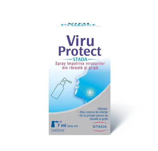 Viruprotect spray 7 ml impotriva virusurilor din raceala si gripa