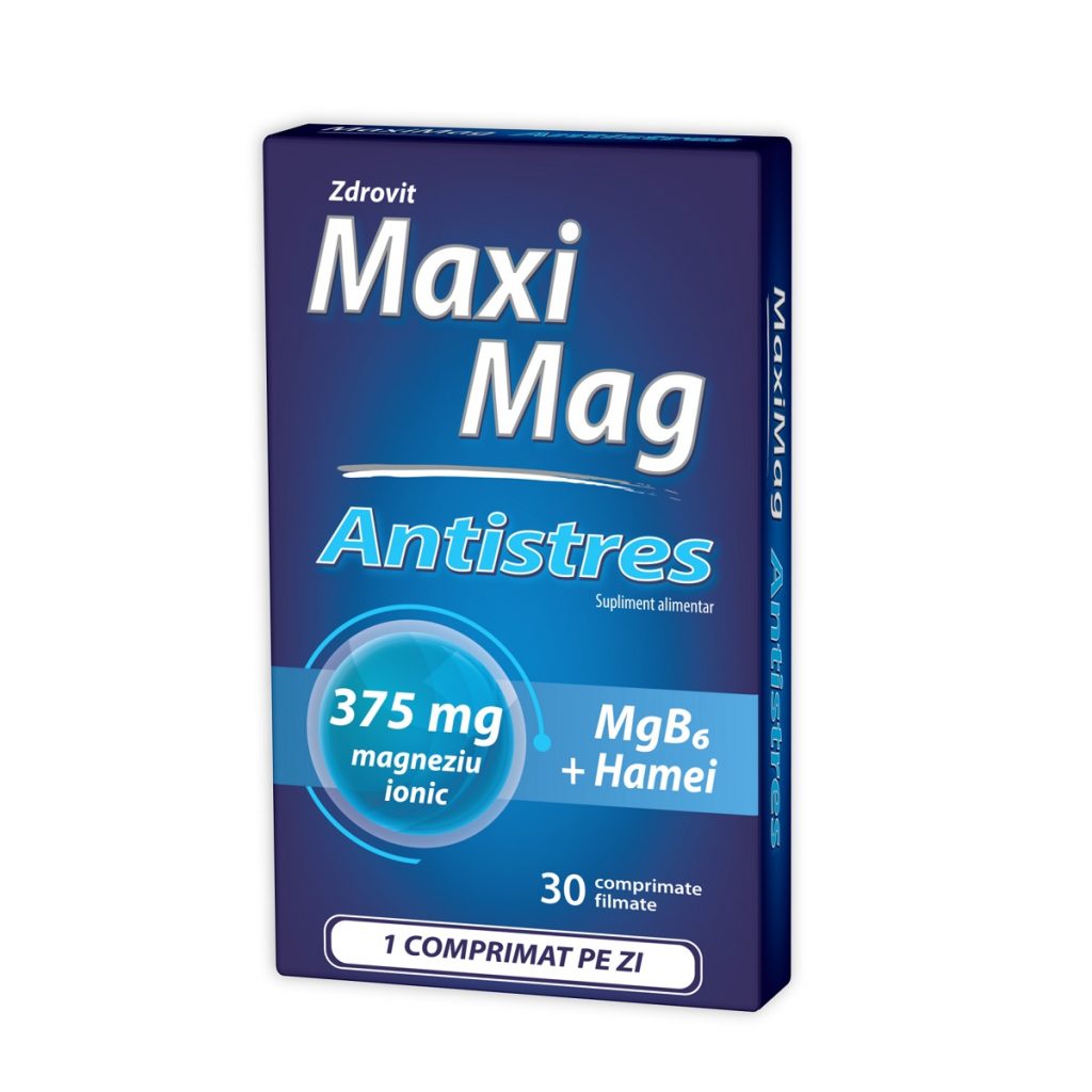 MaxiMag Antistres, Zdrovit, 30 comprimate