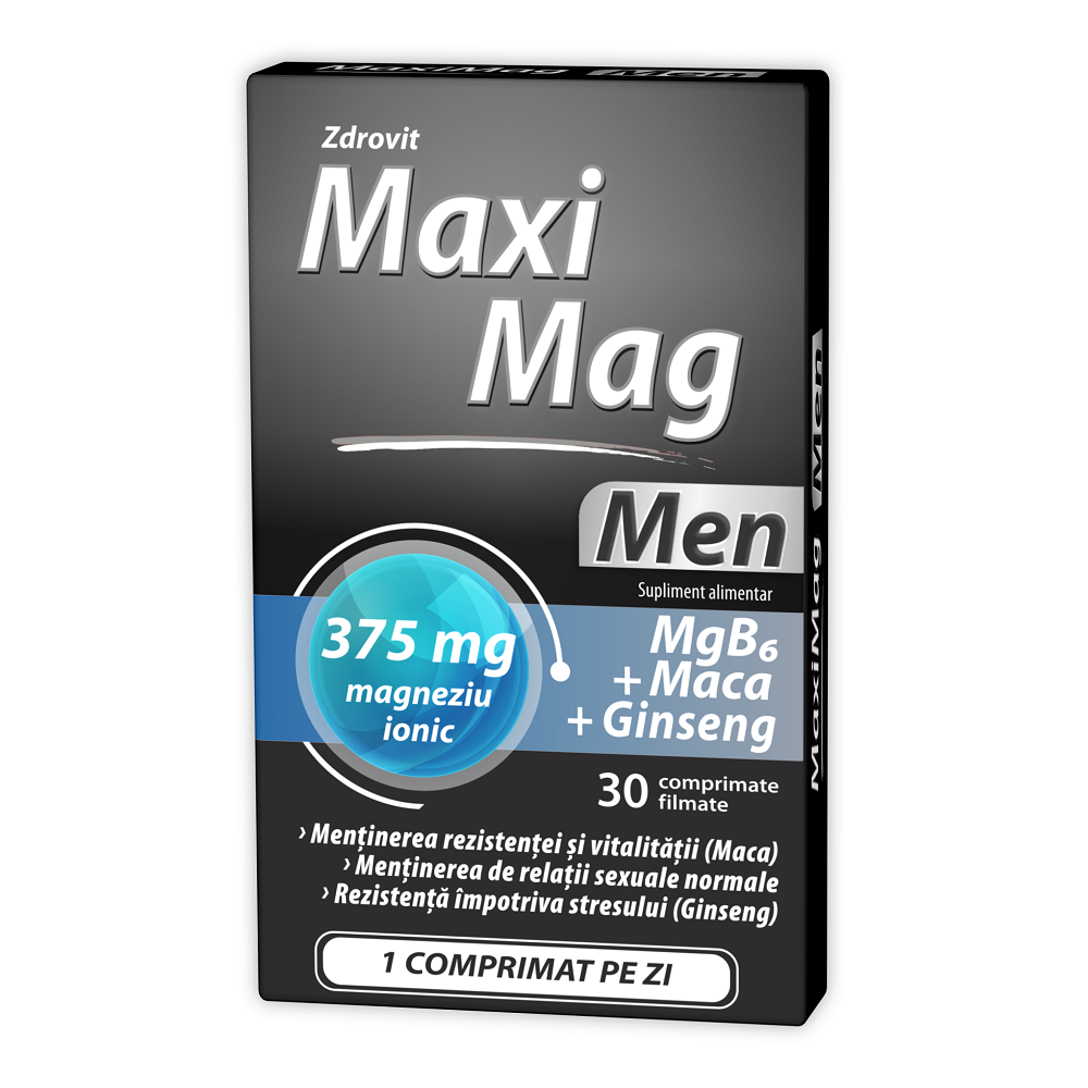 MaxiMag Men Zdrovit, 30 comprimate
