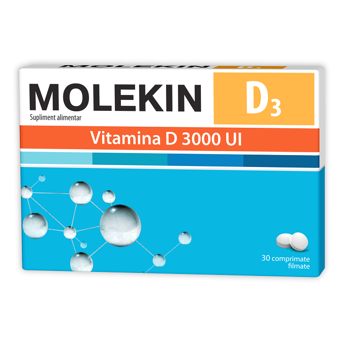 Molekin D3 Zdrovit, 30 comprimate