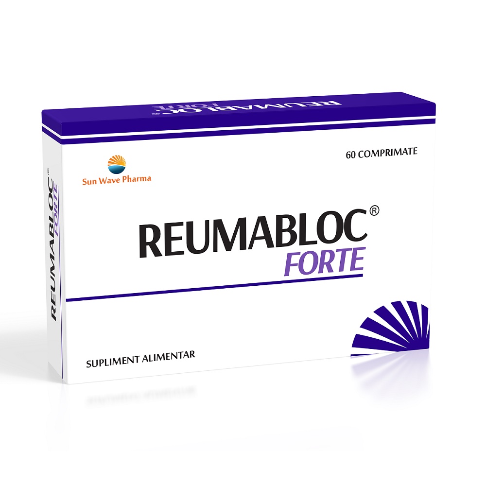 Reumabloc Forte, supliment alimentar, 60 comprimate
