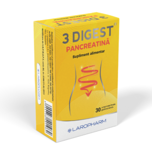 3 Digest Pancreatina, 30 capsule, Laropharm