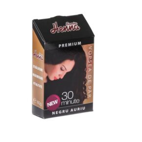 Henna Sonia Premium, Negru Auriu, 60 g