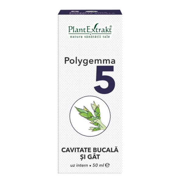 Polygemma nr.5 - Cavitate bucala si gat, 50 ml, PlantExtrakt