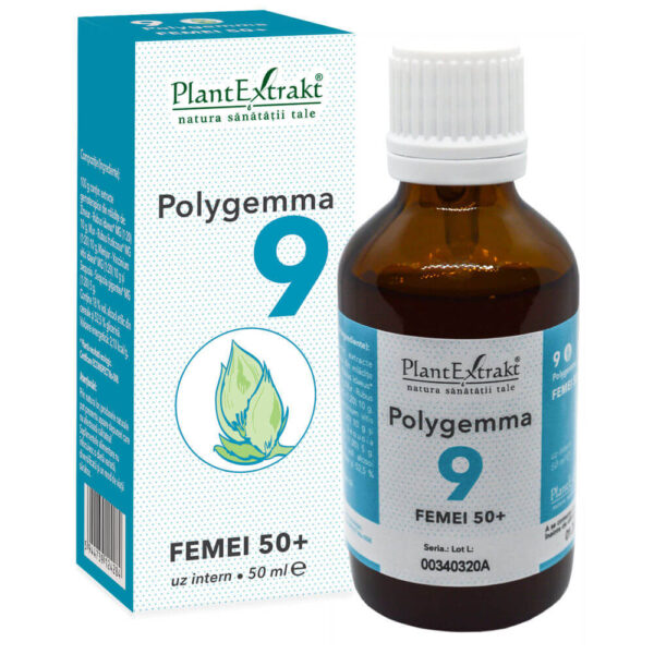 Polygemma nr.9 - Femei 50+, 50 ml, PlantExtrakt