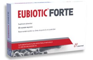 Eubiotic Forte, pentru protectia florei intestinale, 10 capsule
