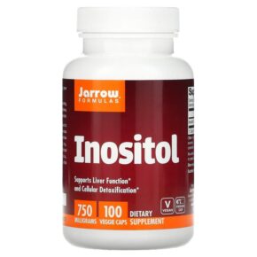 Inositol 750 mg, cu rol in sustinerea echilibrului hormonal, 100 capsule