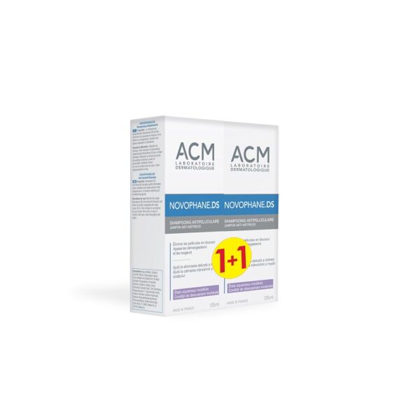 Pachet promo: Sampon antimatreata ACM Novophane DS, 2 x 125 ml