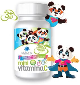 Mini Vitamina C Kids 100 mg, BioSunLine, 30 comprimate