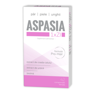 Aspasia 1 x ZI, cu rol in regenerarea parului, pielii si unghiilor, 42 comprimate