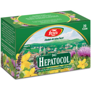 Ceai Hepatocol (D43), Fares, 20 plicuri