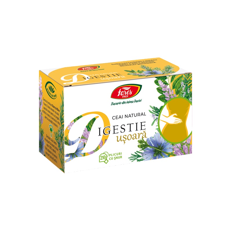 Ceai natural, Digestie Usoara (D 150), Fares, 50 g