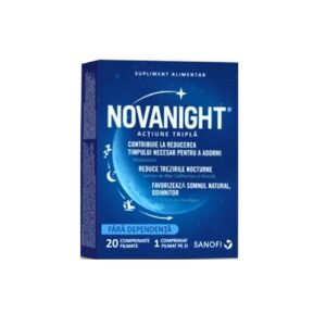 Novanight, Sanofi, pentru un somn de calitate, 20 comprimate