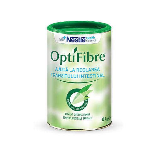 Nestle OptiFibre cu rol in reglarea tranzitului intestinal, 125 g + pahar cadou