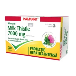 Silimarina Milk Thistle 7000 mg, 30 comprimate, Walmark