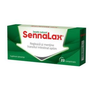 Sennalax Laxativ Natural, 20 comprimate