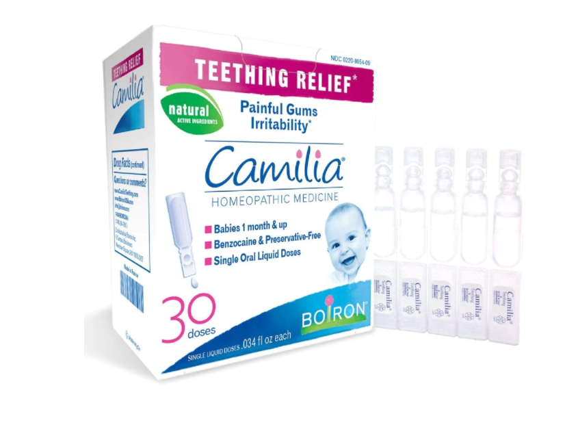 Camilia Boiron, Tratament homeopat pentru calmarea durerilor dentare, Cutie 30 Fiole