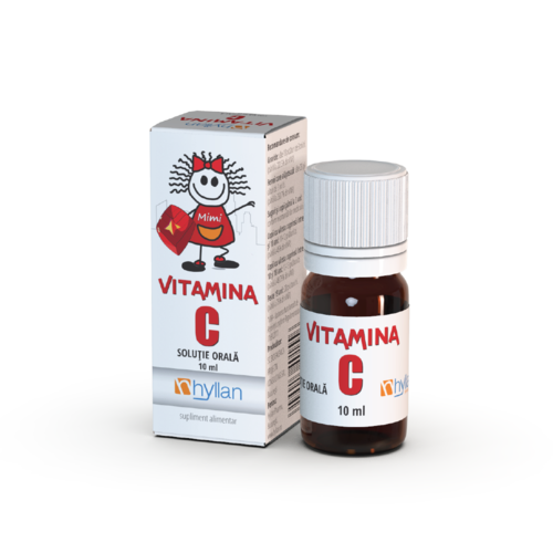 Vitamina C, solutie orala,Hyllan,10 ml