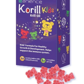 Supliment alimentar,30 ursuleti gumati,Korill Kids Krill oil,pentru imunitate copii